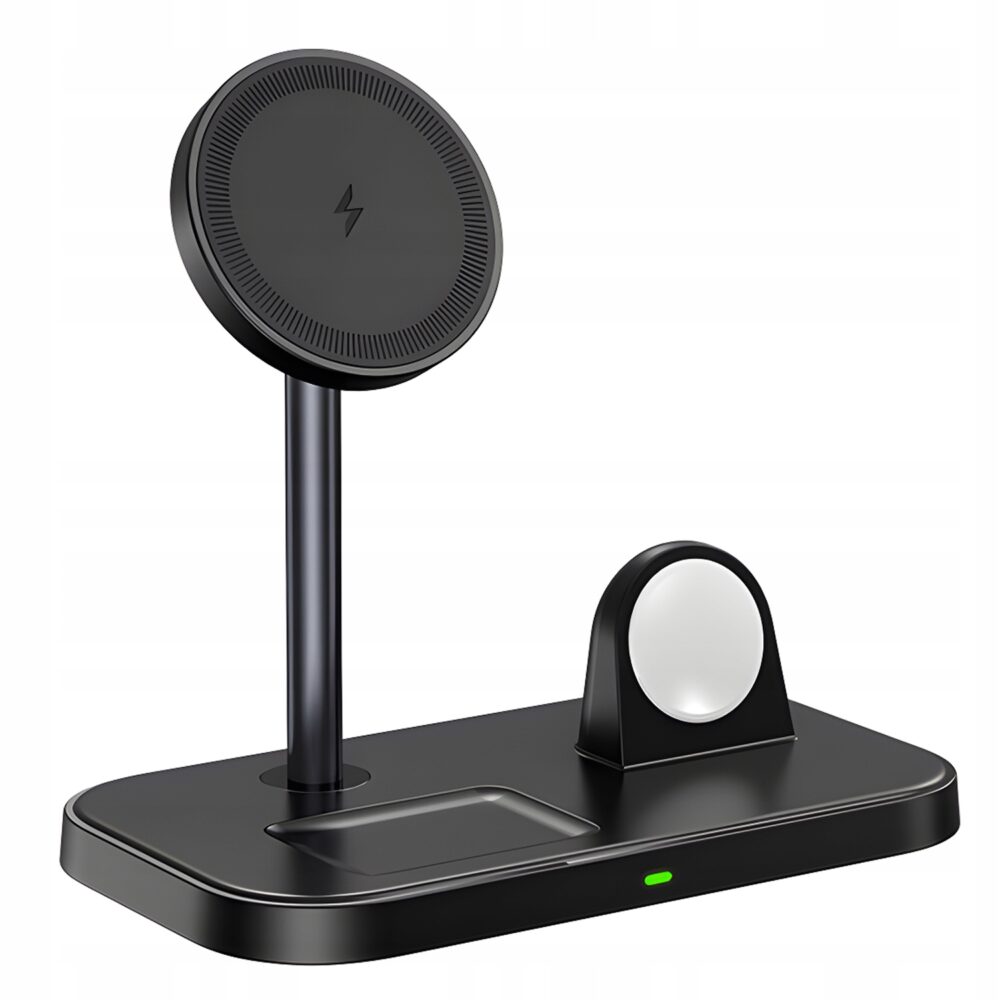 3in1 uzlādes stacija, melna