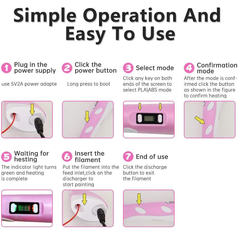 3D pildspalva + 200 metri kasetne un grāmata ar idejām