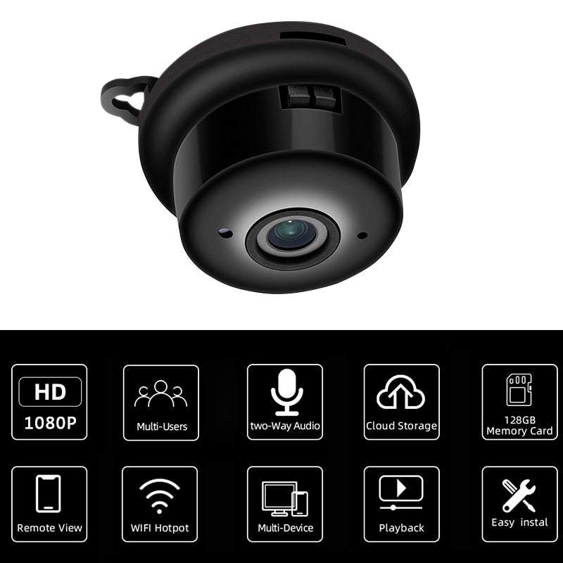 Mini bezvadu novērošanas kamera