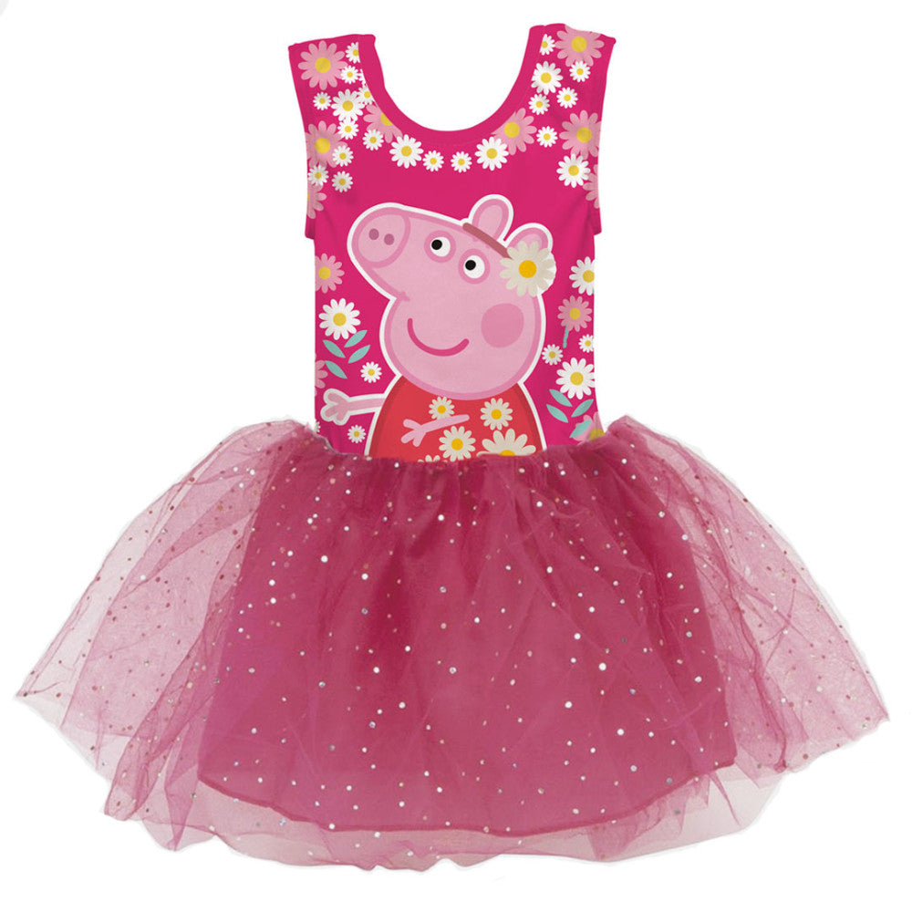 Peppa Pig Daisy bērnu baleta kleita no tilla 2-6 gadiem