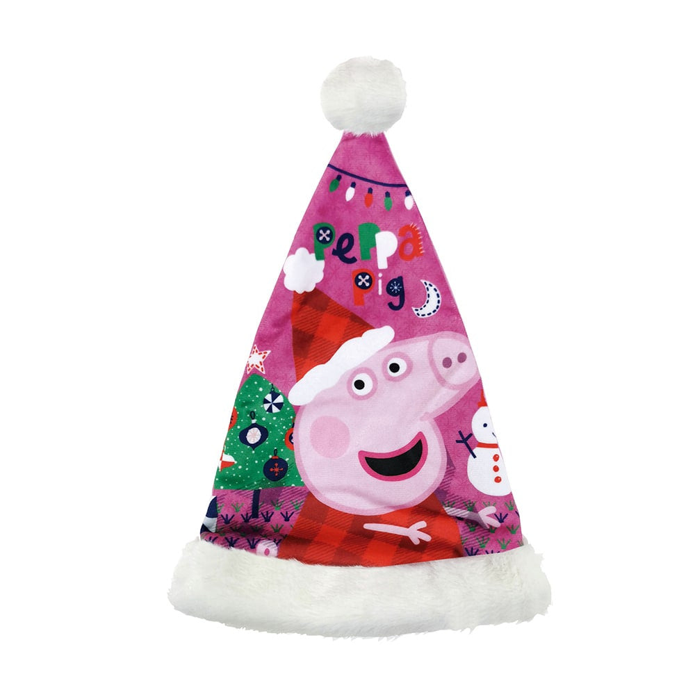 Peppa Pig Ziemassvētku vecīša cepure 37 cm