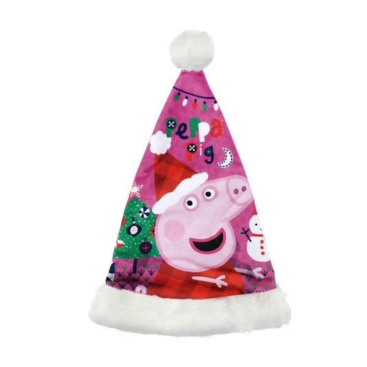 Peppa Pig Ziemassvētku vecīša cepure 37 cm