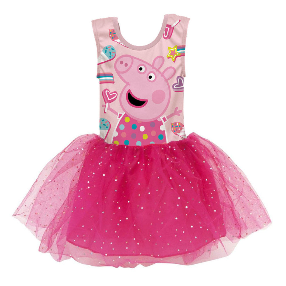Peppa Pig Lollipop bērnu baleta kleita no tilla 2-6 gadi