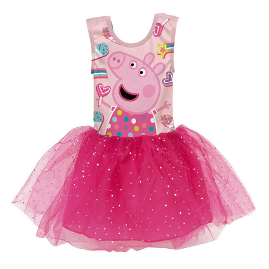 Peppa Pig Lollipop bērnu baleta kleita no tilla 2-6 gadi