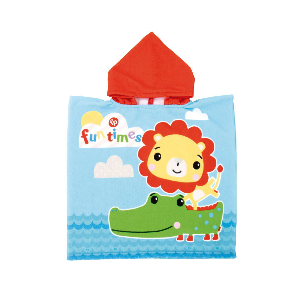Fisher-Price pludmales dvielis pončo 55x110 cm