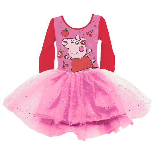 Peppa Pig Cherry bērnu baleta kleita no tilla, 2-6 gadi