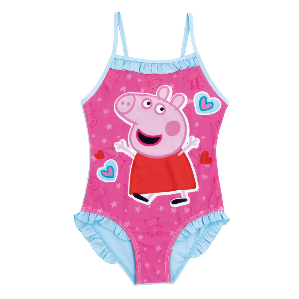 Peppa Pig Love bērnu peldkostīms, peldēšanai 4-8 gadi