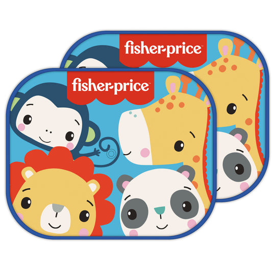 Fisher-Price dzīvnieku saules aizsargi logam, 2 gab. komplekts