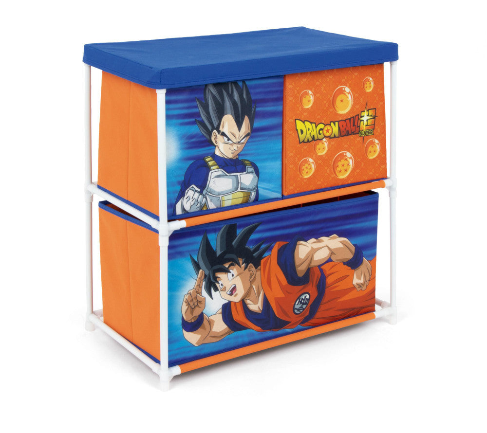 Dragon Ball rotaļlietu uzglabāšanas plaukts ar 3 nodalījumiem 53x30x60 cm