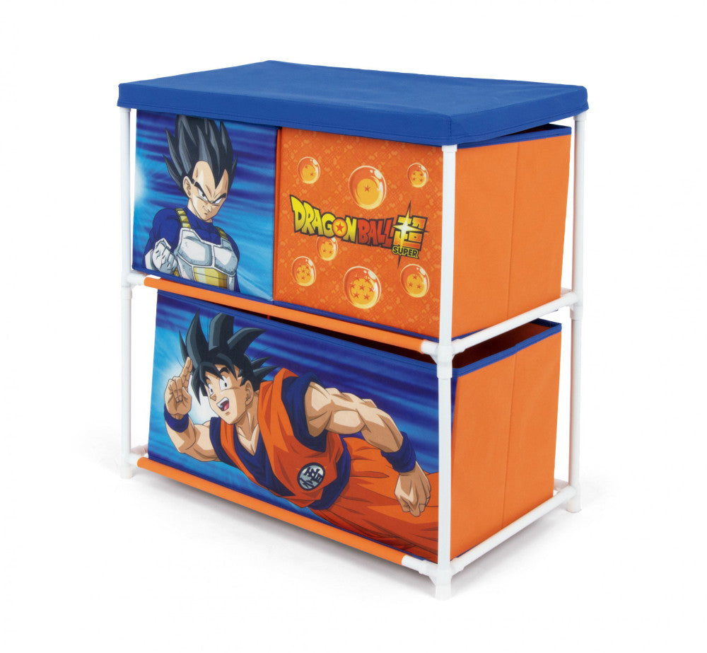 Dragon Ball rotaļlietu uzglabāšanas plaukts ar 3 nodalījumiem 53x30x60 cm