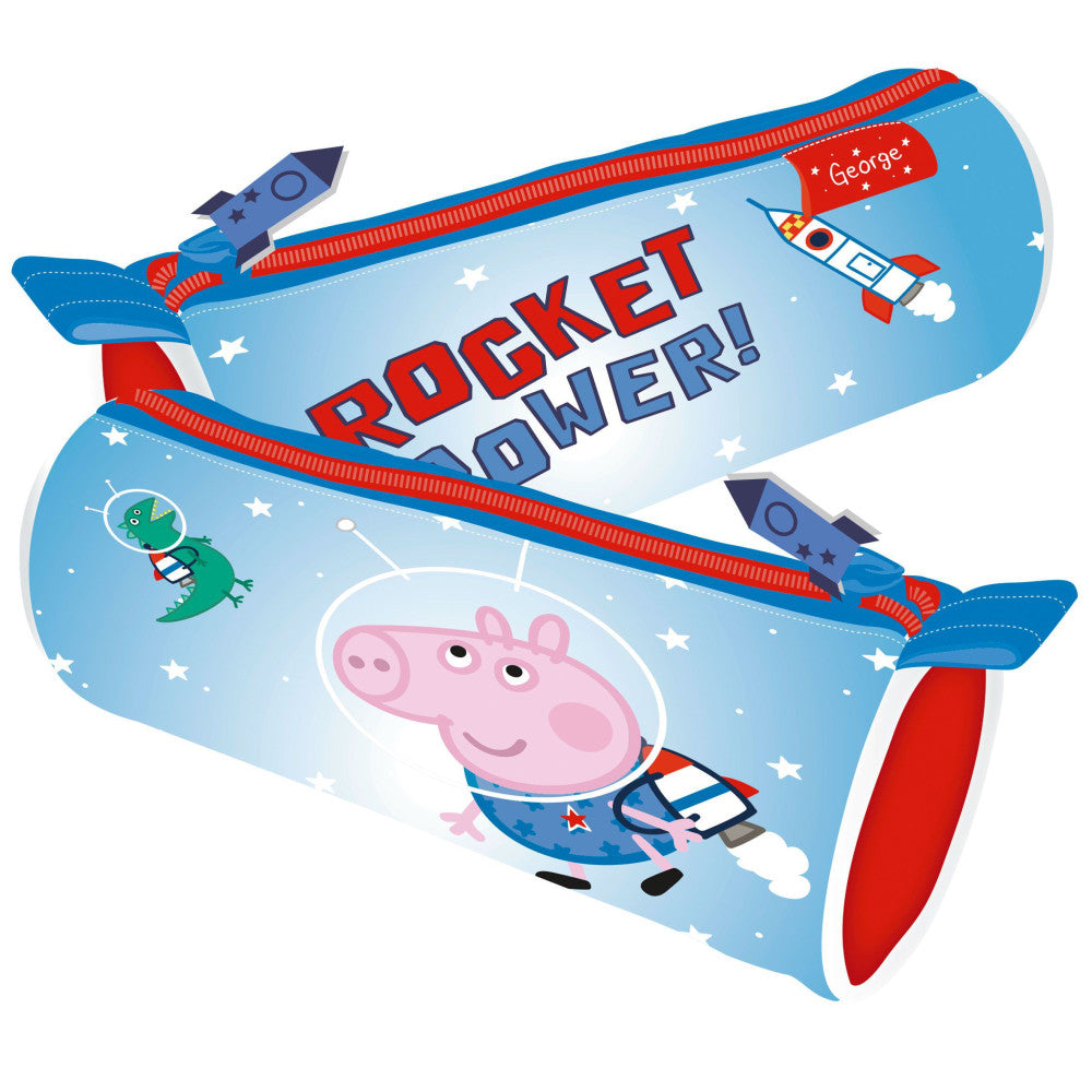 Peppa Pig zīmuļu maciņš ar raķeti, 21 cm