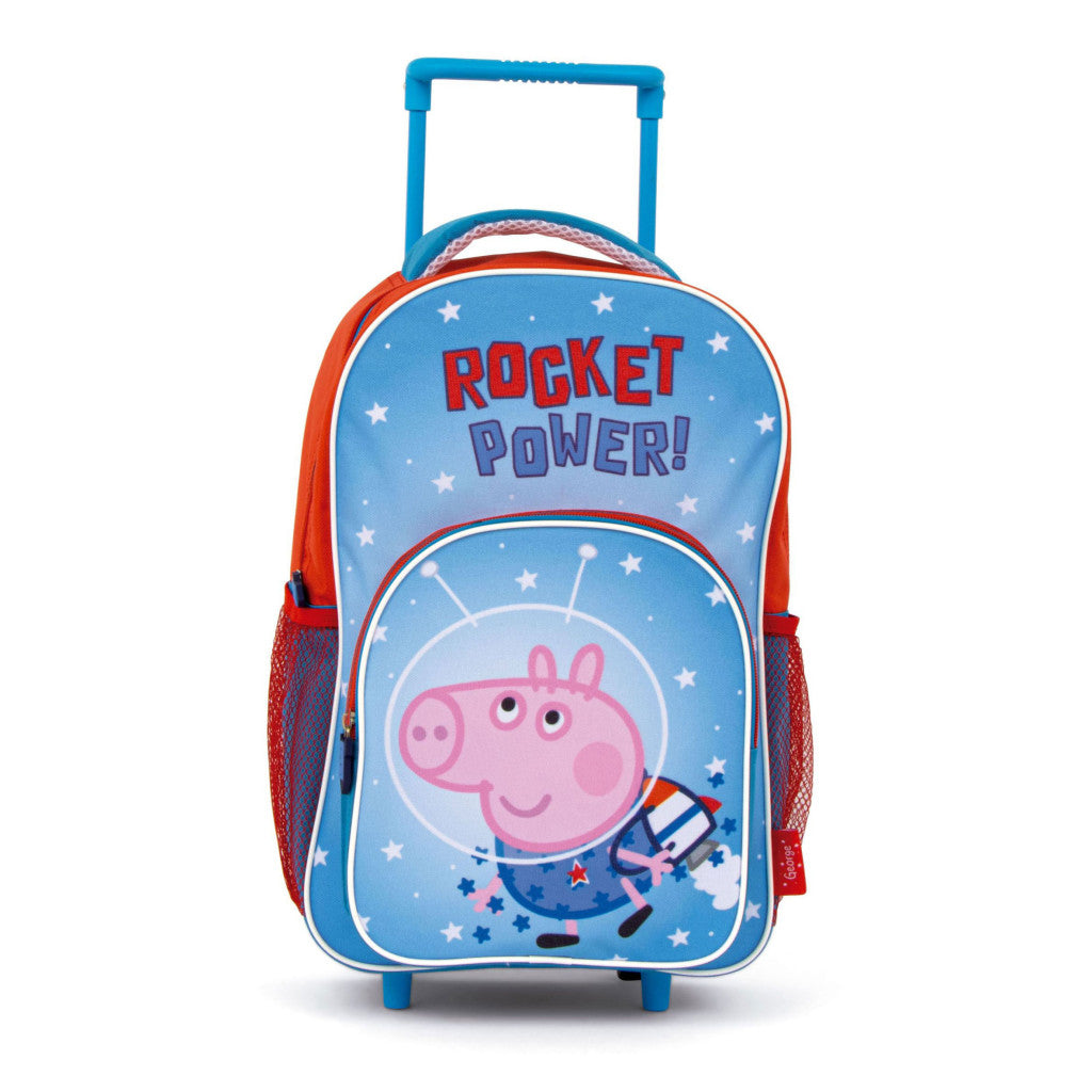 Peppa Pig Rocket riteņsoma pirmsskolas vecuma bērniem, soma 36 cm