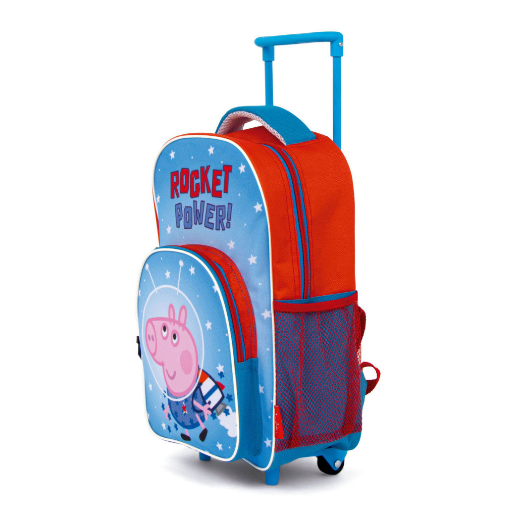 Peppa Pig Rocket riteņsoma pirmsskolas vecuma bērniem, soma 36 cm