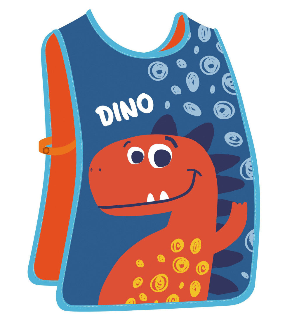 Dinozauru zils bērnu gleznošanas priekšauts