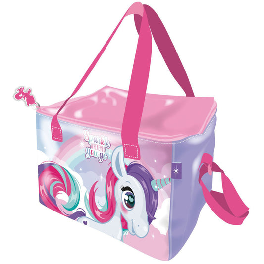 Unicorn Sparkle termo pusdienu soma, aukstumsoma 22,5 cm
