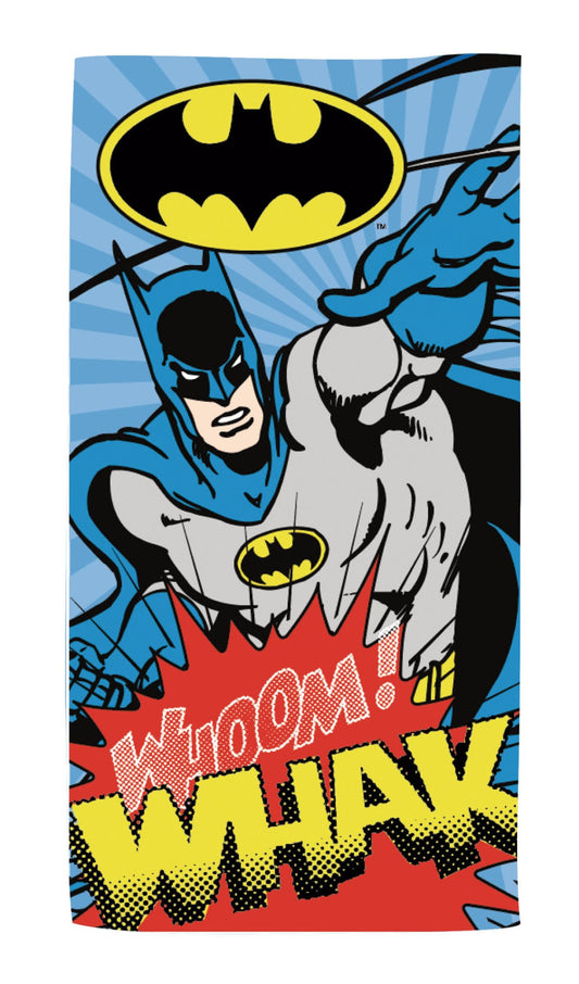 Batman Whoom vannas dvielis, pludmales dvielis 70x140cm (ātri žūstošs)