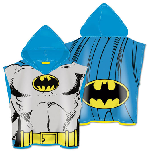 Batman Whoom pludmales dvieļu pončo 55x110cm (ātri žūstošs)