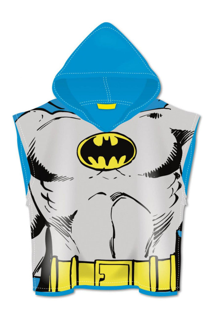 Batman Whoom pludmales dvieļu pončo 55x110cm (ātri žūstošs)