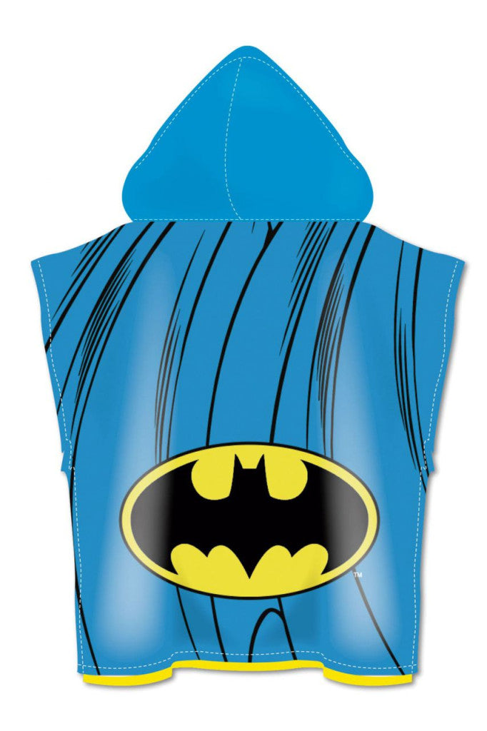 Batman Whoom pludmales dvieļu pončo 55x110cm (ātri žūstošs)