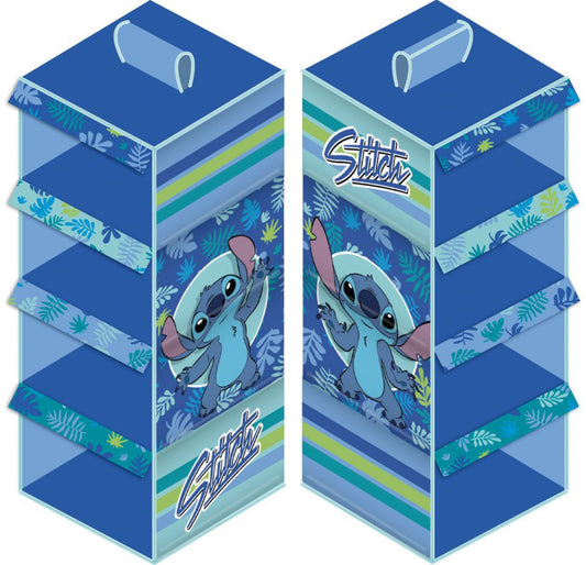 Disney Lilo un Stitch Leaf piekarināms skapja organizators ar 4 nodalījumiem