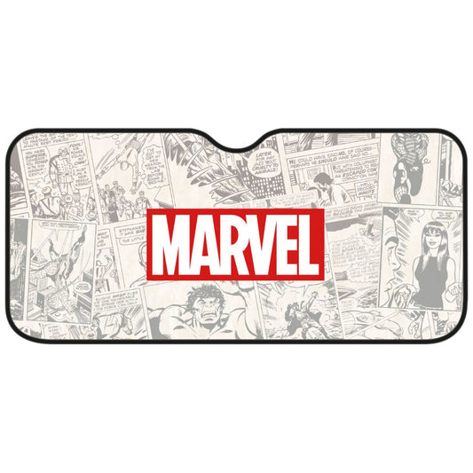 Avengers Marvel alumīnija automašīnas saulessargs, saules aizsardzība priekšējam vējstiklam 130x70 cm