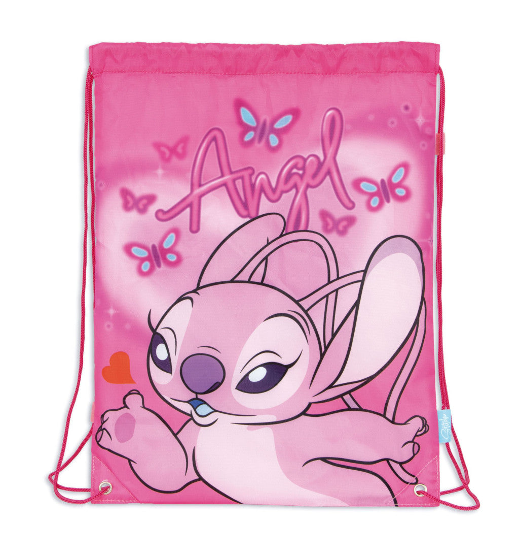 Disney Lilo un Stitch Pink Angel sporta soma, sporta soma 44 cm
