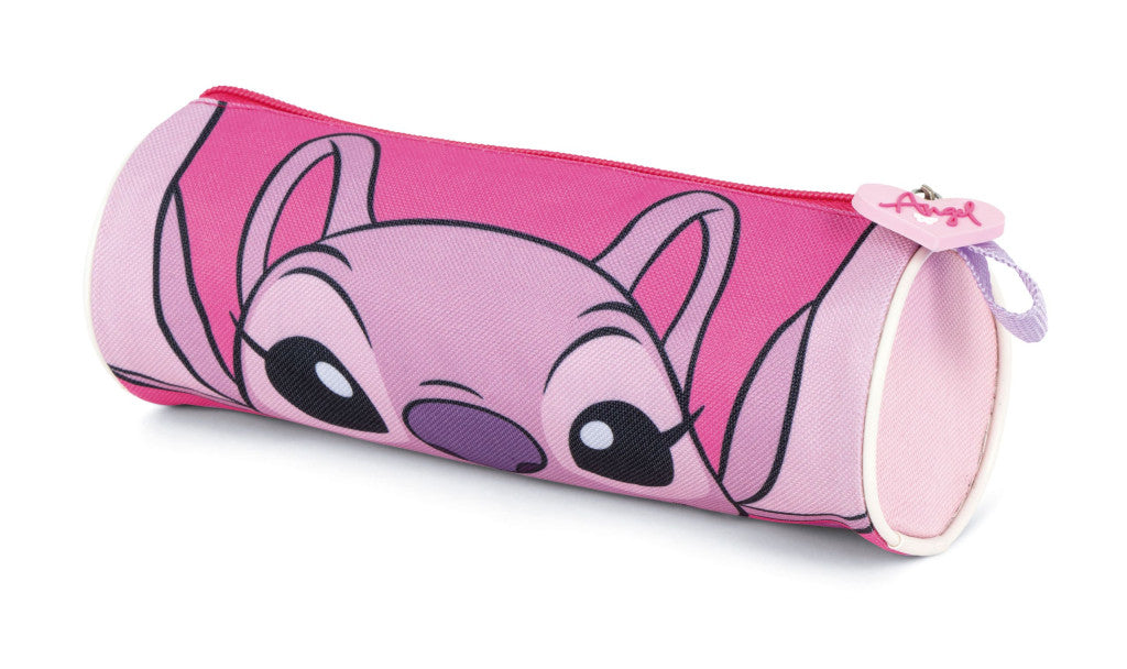 Disney Lilo un Stitch rozā eņģeļa pildspalvu turētājs 21 cm