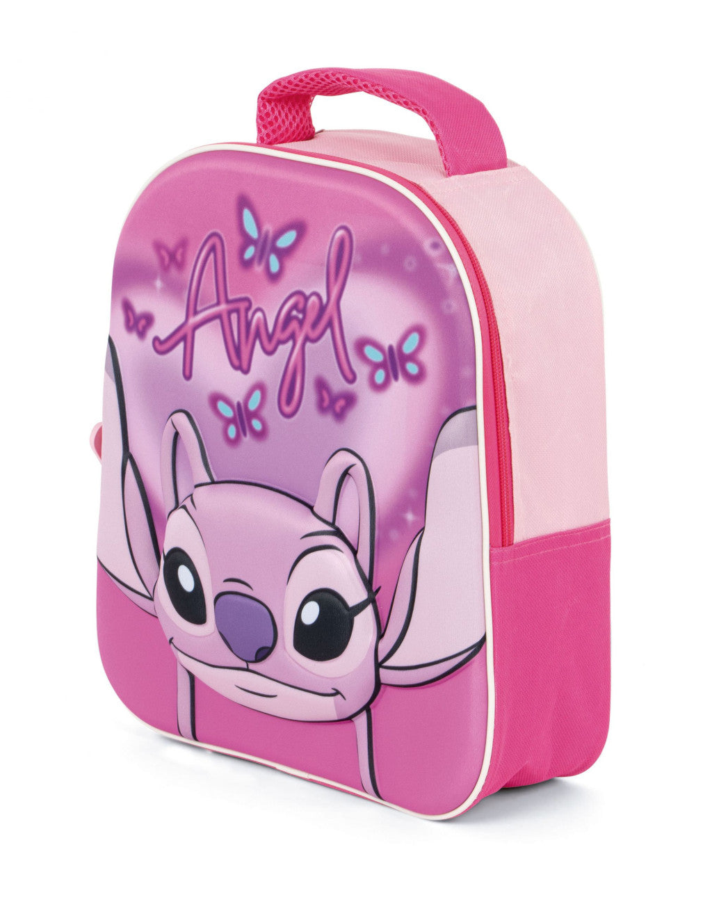Disney Lilo un Stitch Pink Angel 3D mugursoma, soma 32 cm