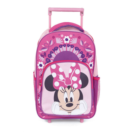 Disney Minnie Vibe bērnu mugursoma ar ritošo daļu, soma 36 cm
