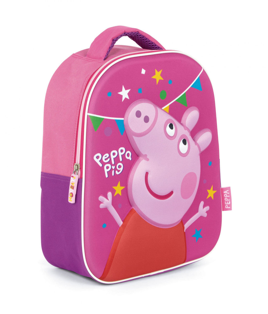 Peppa Pig Party 3D mugursoma, soma 32 cm