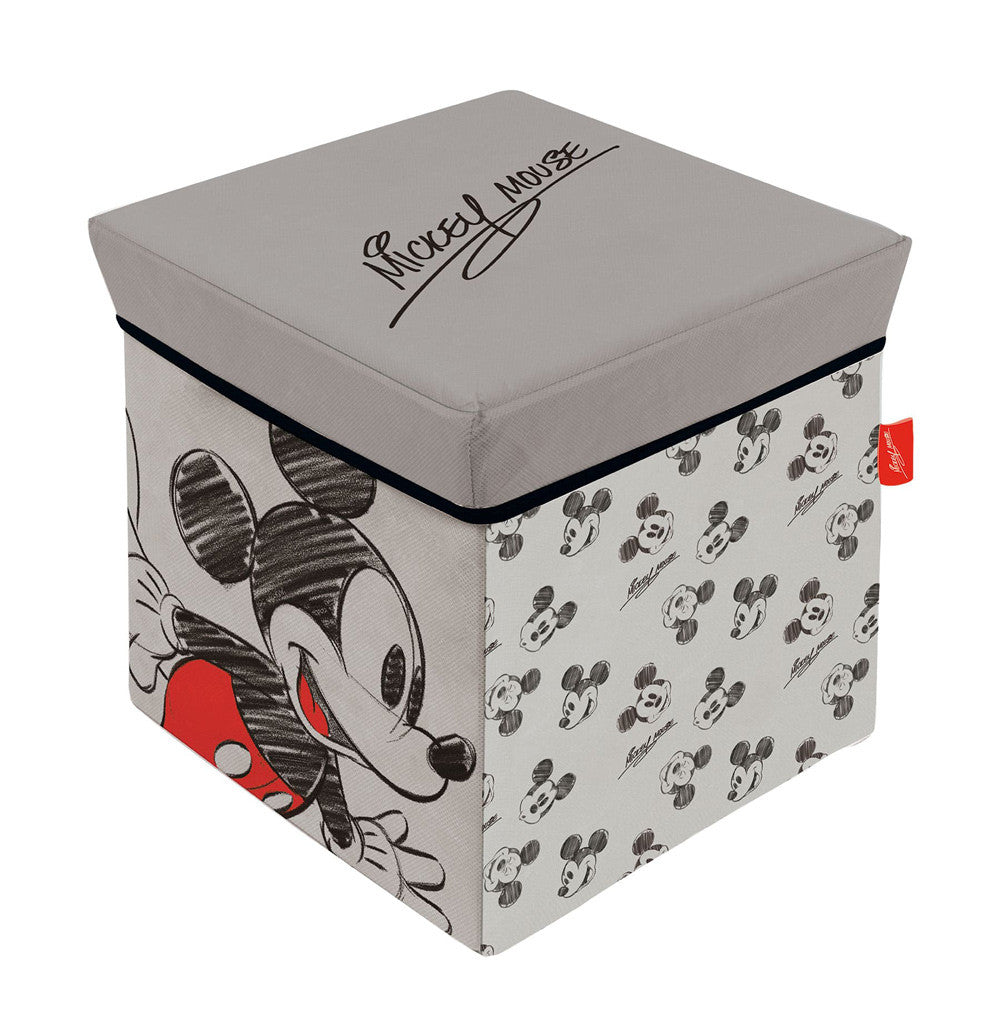 Disney Mickey pelēkā rotaļlietu uzglabāšanas kaste 30√ó30√ó30 cm