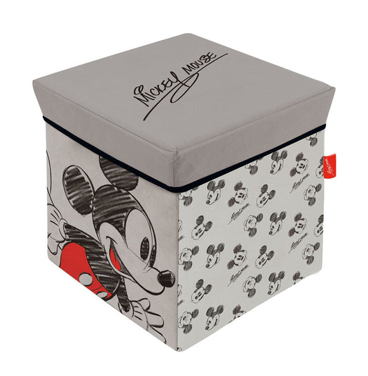 Disney Mickey pelēkā rotaļlietu uzglabāšanas kaste 30√ó30√ó30 cm
