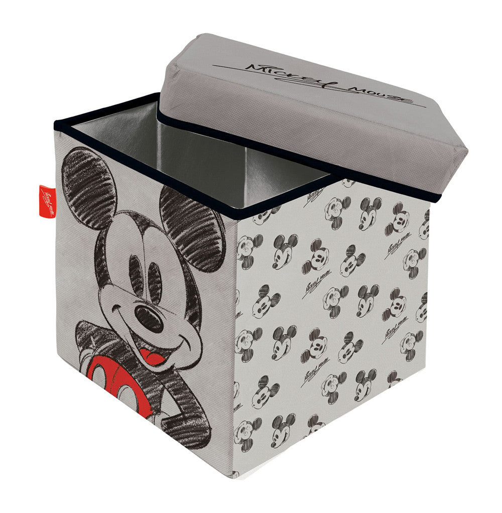 Disney Mickey pelēkā rotaļlietu uzglabāšanas kaste 30√ó30√ó30 cm