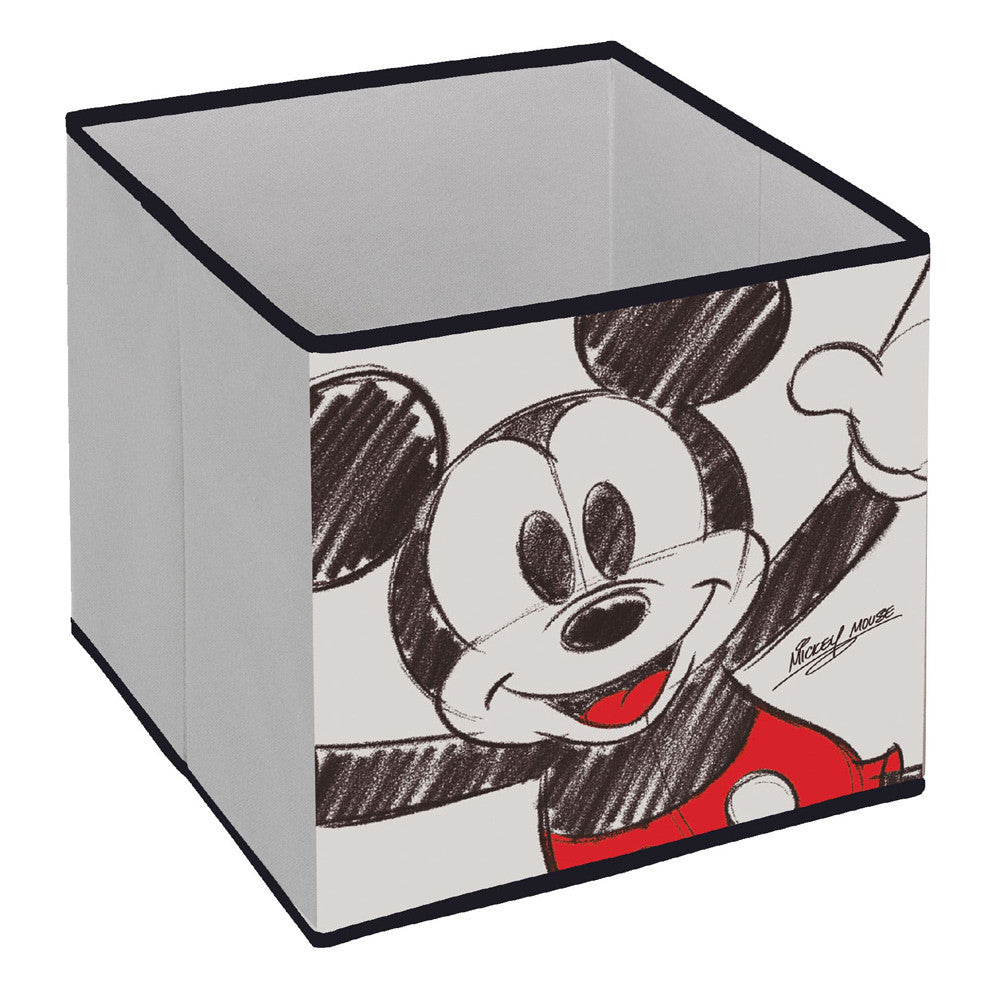 Disney Mikija pelēkā rotaļlietu glabātuve 31√ó31√ó31 cm