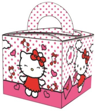 Hello Kitty Dots dāvanu kastīte, ballīšu kastīte