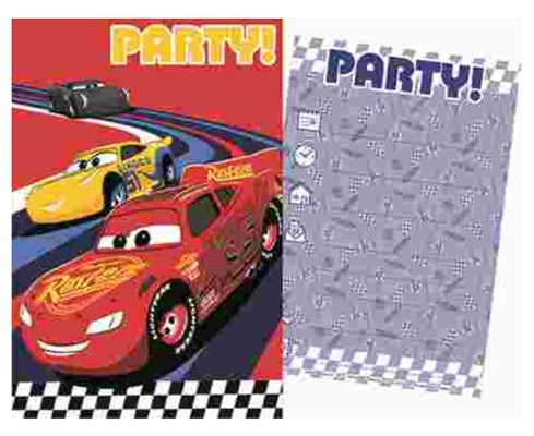 Disney Cars ballītes ielūgums