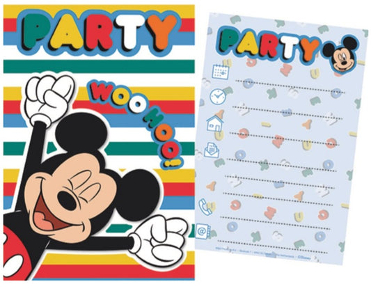 Disney Mikija ballītes ielūgums