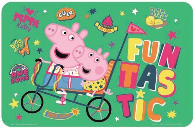 Peppa Pig galda paliktnis 43*28 cm