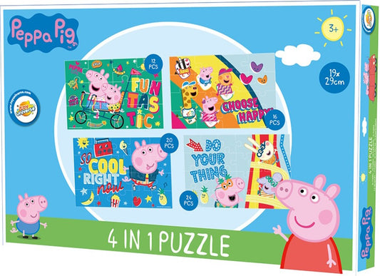 Peppa Pig 4-in-1 puzle