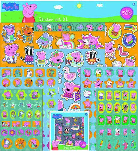 Peppa Pig uzlīmju komplekts XL