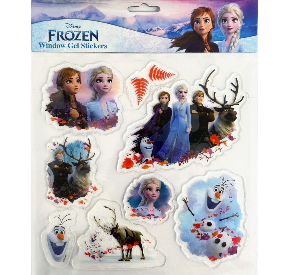 Disney Frozen gēla uzlīmju komplekts logam