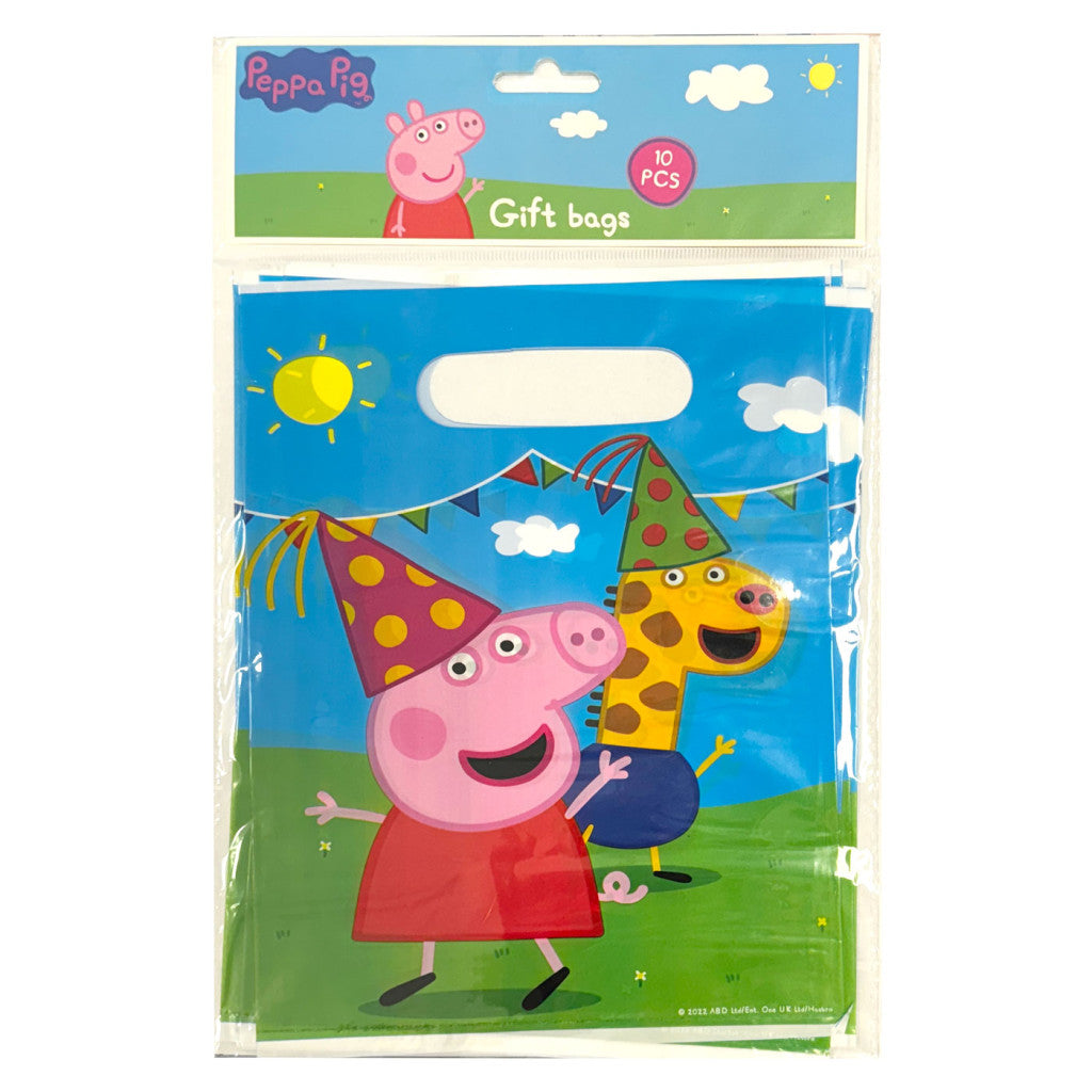 Peppa Pig ballītes dāvanu maisiņu komplekts, 10 gab.