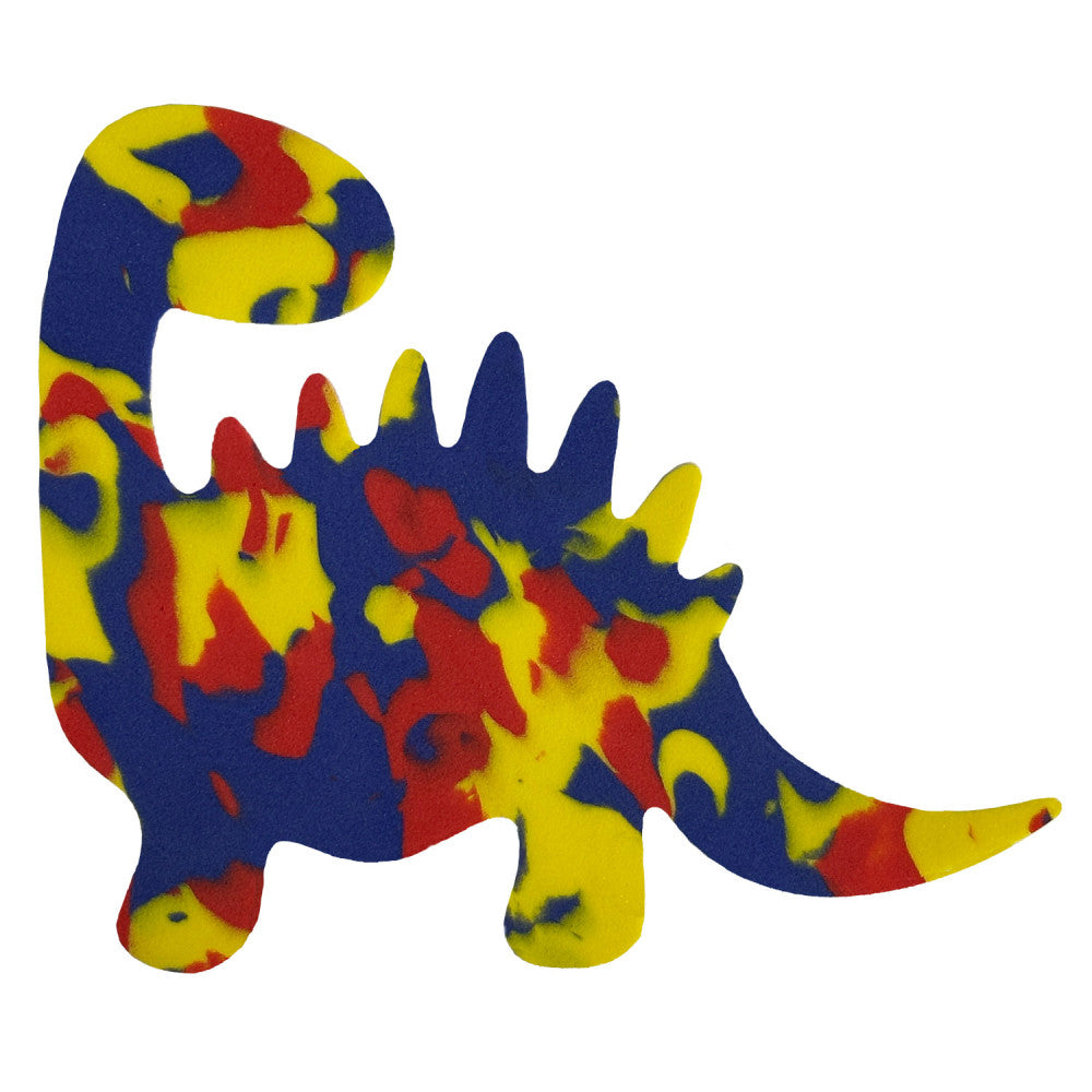 Krāsainas dinozauru putuplasta formas, 12 gab. iepakojumā