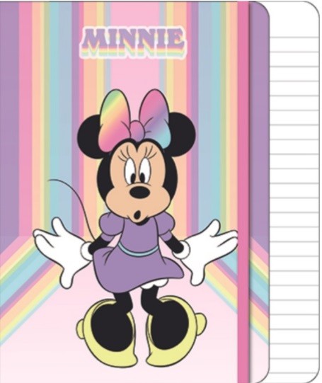 Disney Minnie A/5 līniju piezīmju grāmatiņa, 80 lapas