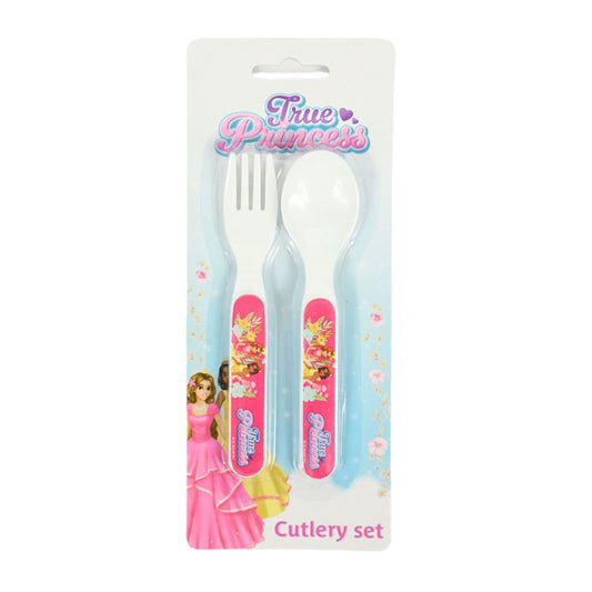 Princess True plastmasas galda piederumu komplekts - 2 daļas