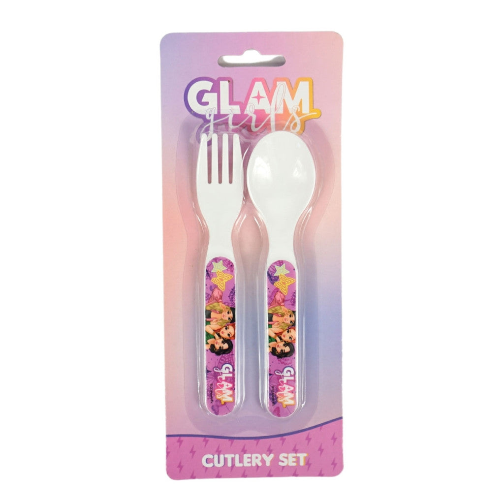 Glam Girls Team plastmasas galda piederumu komplekts - 2 gabali
