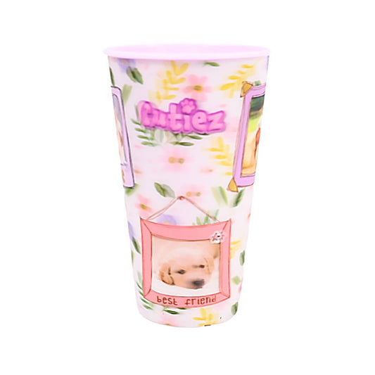 Animals Cutiez 3D efekta plastmasas krūzīte 480 ml