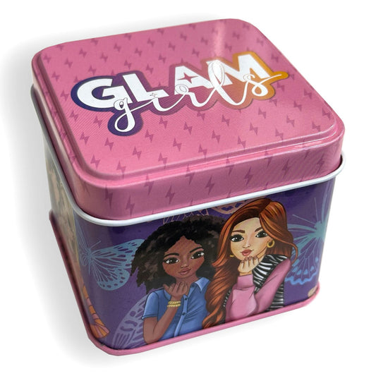 Glam Girls Butterfly mini metāla kastīte 7,5 cm