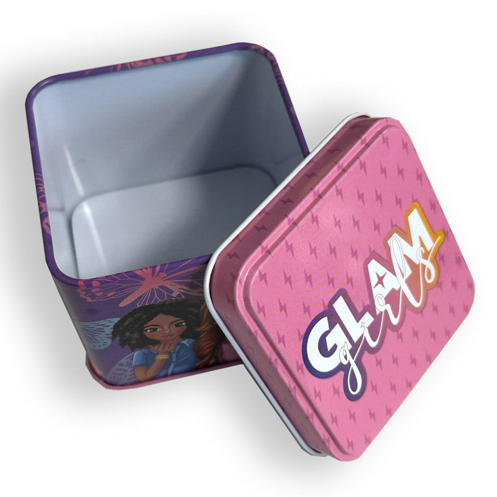Glam Girls Butterfly mini metāla kastīte 7,5 cm