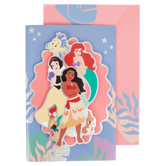 Disney Minnie Disney princeses 3D apsveikuma kartīte